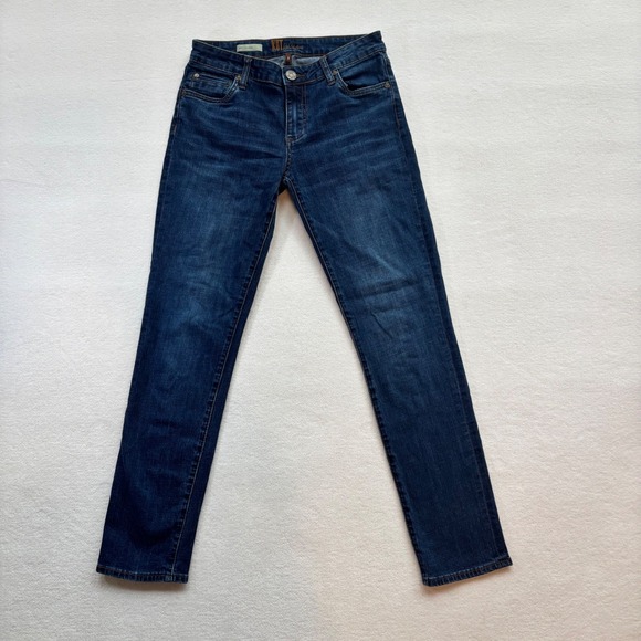 Kut from the Kloth Denim - Kut from the Kloth Katy Boyfriend Women Size 2 Dark Blue Jeans Excellent Stretch